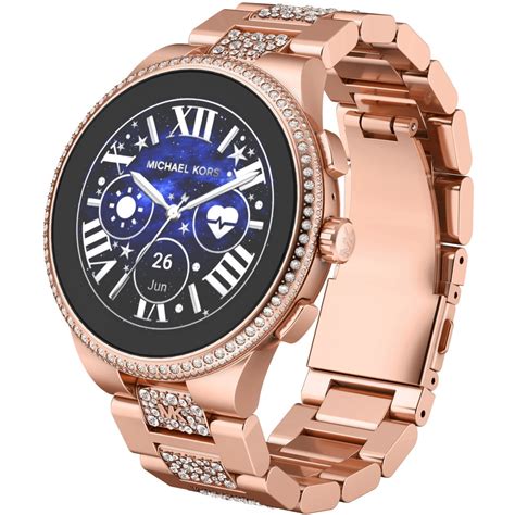 michael kors rose gold smartwatch|michael kors runway access smartwatch.